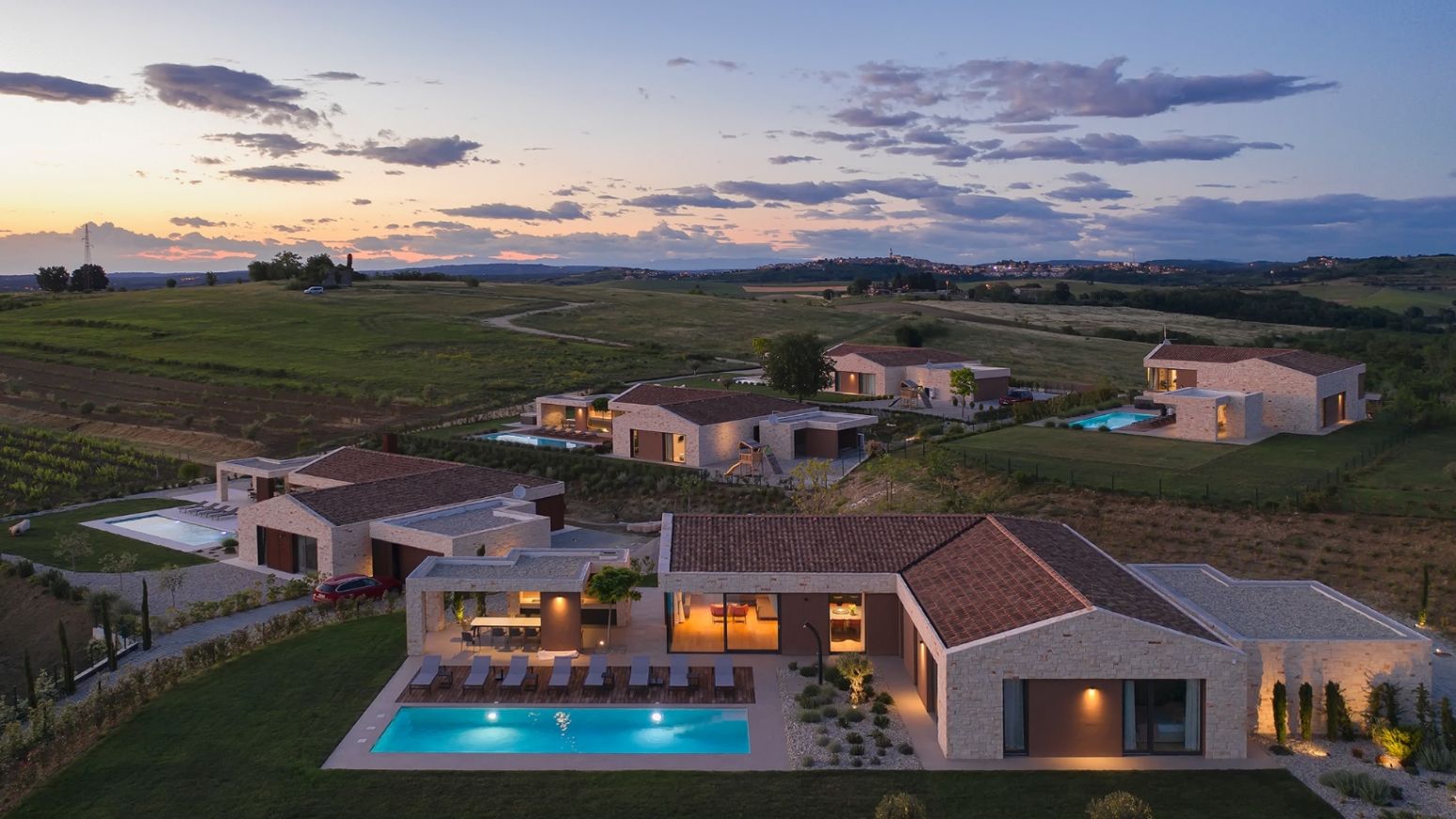croatia villa view of istria lage